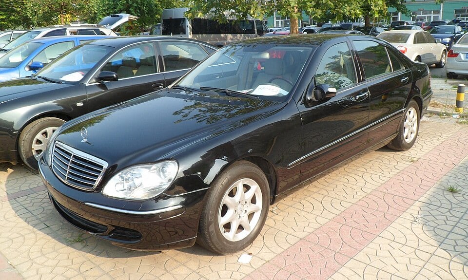 Mercedes-Benz S-class (W220) · Modelopdatering 2002